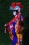 Graceful Japanese Doll Adorned in a Kimono