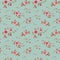 Graceful seamless floral pattern