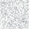 Graceful seamless floral pattern coloring page