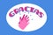 Gracias with clapping hands