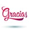 Gracias - THANK YOU spanish