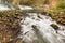 Gradac river with the waterfalls in background