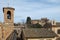 Gradara view from medieval fortress walls, Italy