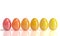 Gradation easter eggs