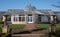 Grade 1 listed greenhouse housing historic camelia plants, at Chiswick House and Gardens in west London UK.