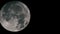 Graded 1080p shot of the moon