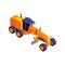 Grader Bulldozer Isometric Composition