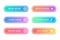 Gradient action buttons. Modern style buttons. Web buttons. Vector illustration