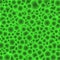 Gradient buble green circles