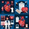 Gradient cardiovascular disease composition set