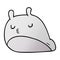 gradient cartoon kawaii fat cute slug