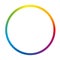 Gradient Color Ring Rainbow Circle