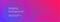 Gradient colorful long banner. Abstract minimal dotted background for social media cover with copy space for text