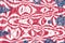 A gradient fade effect over red white blue wave pattern american flag illustration graphic