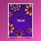 gradient greeting cards collection diwali festival celebration vector illustration