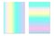 Gradient Hologram Backgrounds. Set of colorful holographic posters in retro style. Vibrant neon pastel texture. Vector gradient.