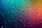 Gradient mixed colors backdrop adorned with delicate small raindrops