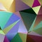 Gradient retro irregular triangle background