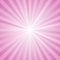 Gradient star burst background - retro vector graphic design from radial striped rays in pink tones