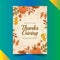 gradient thanksgiving cards collection vector design illustration