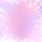 Gradient winter square banner background with snowflake