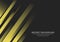 Gradient Yellow Shape Side Line With Black Background, Wallpaper. Design Graphic Vector