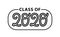 Graduate 2020. Class of 2020. Lettering logo stamp. Graduate design yearbook. Vector illustration.