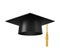 Graduate cap, university student hat with tassel