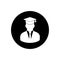 Graduate Student Achievement Rounded Icon.