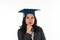 Graduated woman confusing her future career