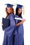 Graduating girls