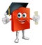 Graduation book mascot