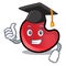 Graduation candy moon character cartoon