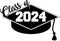 Graduation Cap Class of 2024