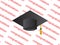 Graduation cap icon for a successful student