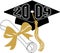 Graduation diploma and cap/eps