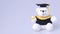 Graduation doll for text background