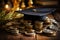 Graduation hat surrounded by coins - education funding or scholarship