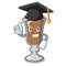 Graduation irish coffee character cartoon