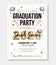 Graduation party invitation with information