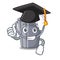 Graduation soapy water in a cartoon bucket