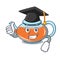 Graduation transparent teapot character cartoon