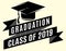 Graduation vector Class of 2019 Congrats grad Congratulations Graduate