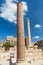 Graeco Roman colums near the underground thermal baths and archways