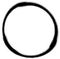 Graffiti circle spray design element in black on white