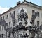 Graffiti on the corner building in Poznan In Poland