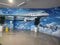 Graffiti of the Douglas DC-3 aircraft on the wall
