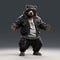 Graffiti-inspired Bear 3d Model For Hip-hop Projects
