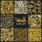 Graffiti seamless patterns set