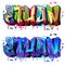 Graffiti styled Name Design - Ethan